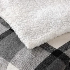 Plaid tartan sherpa chaud 125x150 Écossais
