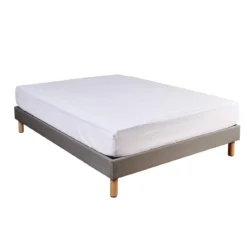 Protège matelas anti-acariens Microstop molleton imperméable - bonnet 30 cm