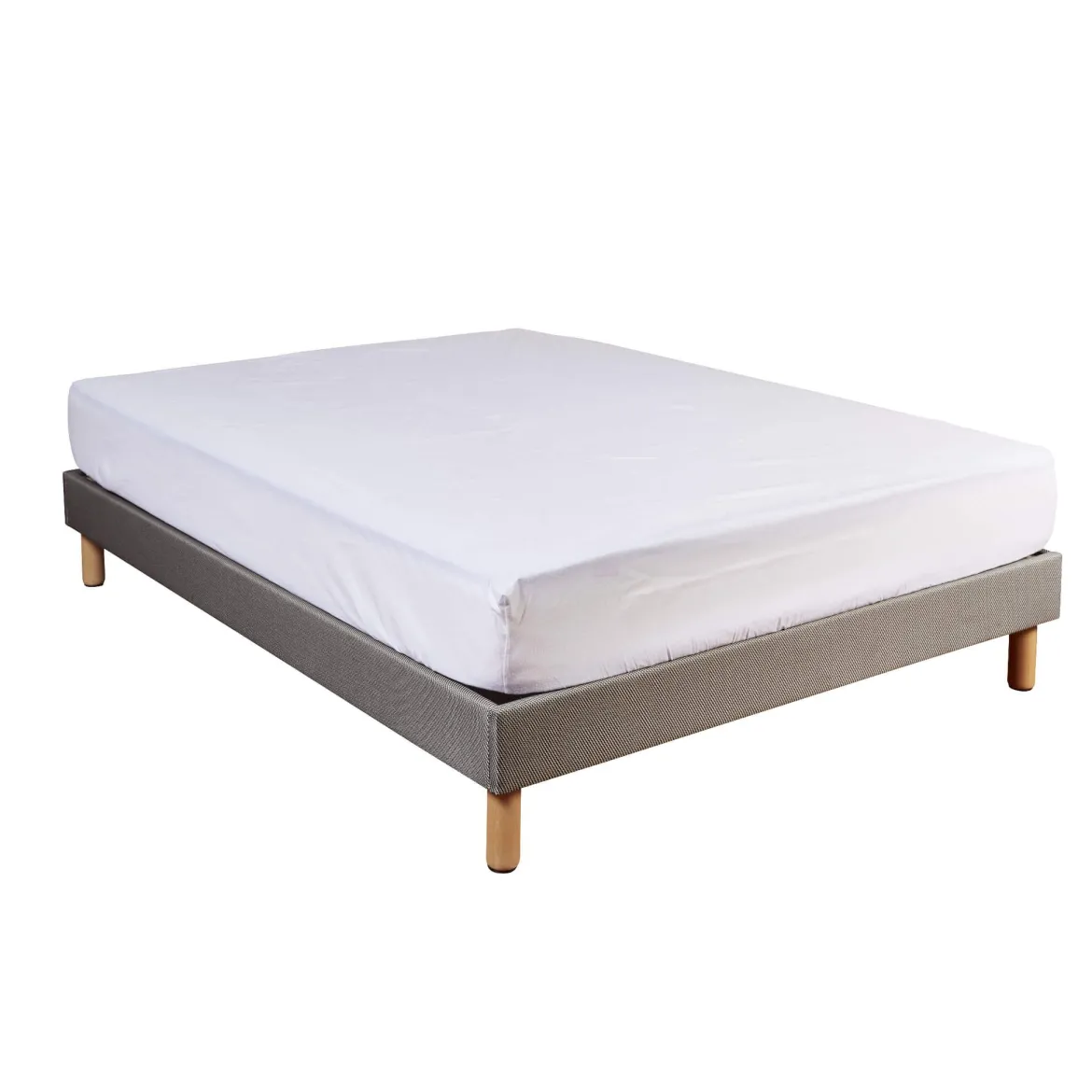 Protège matelas anti-acariens Microstop molleton imperméable - bonnet 30 cm