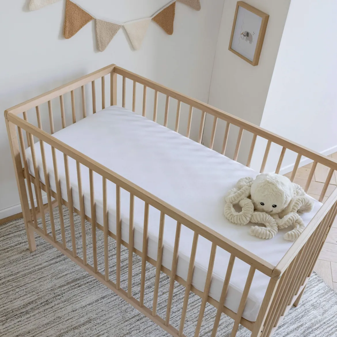 Protège matelas bébé 100% coton anti-acariens - SOMEO