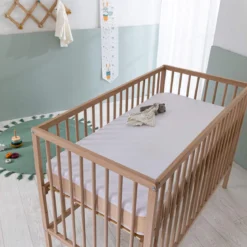 Protège matelas bébé molleton 100% coton bio imperméable - SOMEO