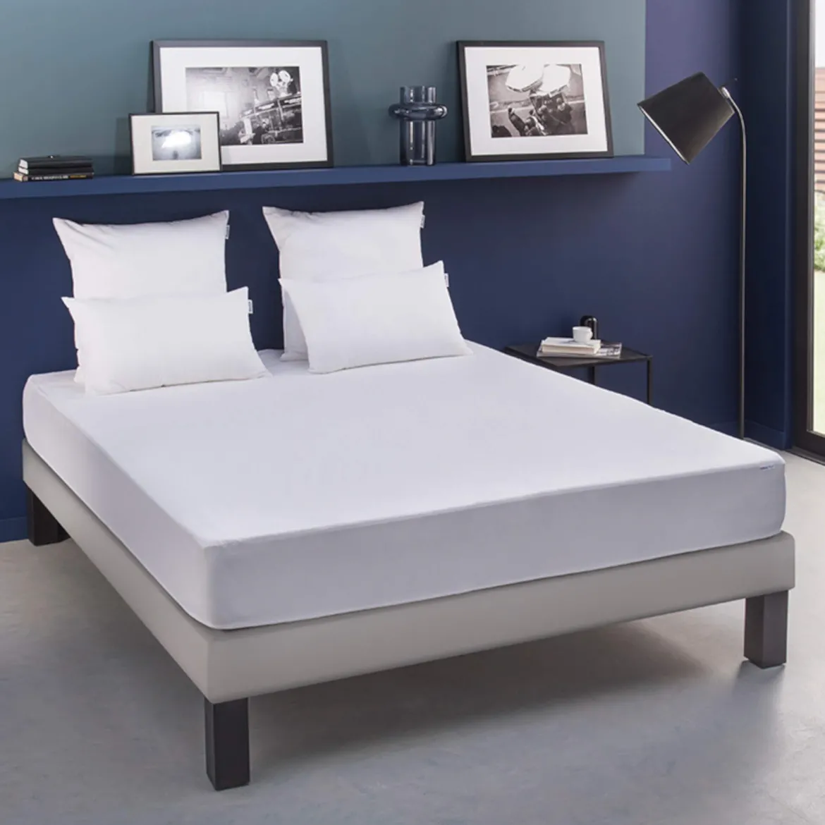 Protège matelas Bultex coton doux - bonnet extensible 20 à 30 cm