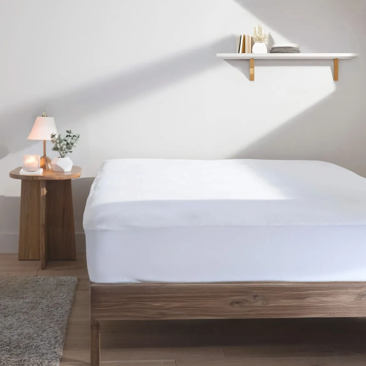 Protège matelas 100% coton anti-acariens - SOMEO