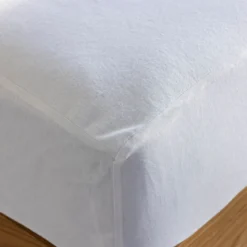 Protège matelas 100% coton bio molleton imperméable bonnet 27 cm à 30 cm - SOMEO