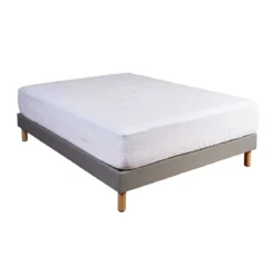 Protège matelas molleton 100% coton - bonnet 40 cm