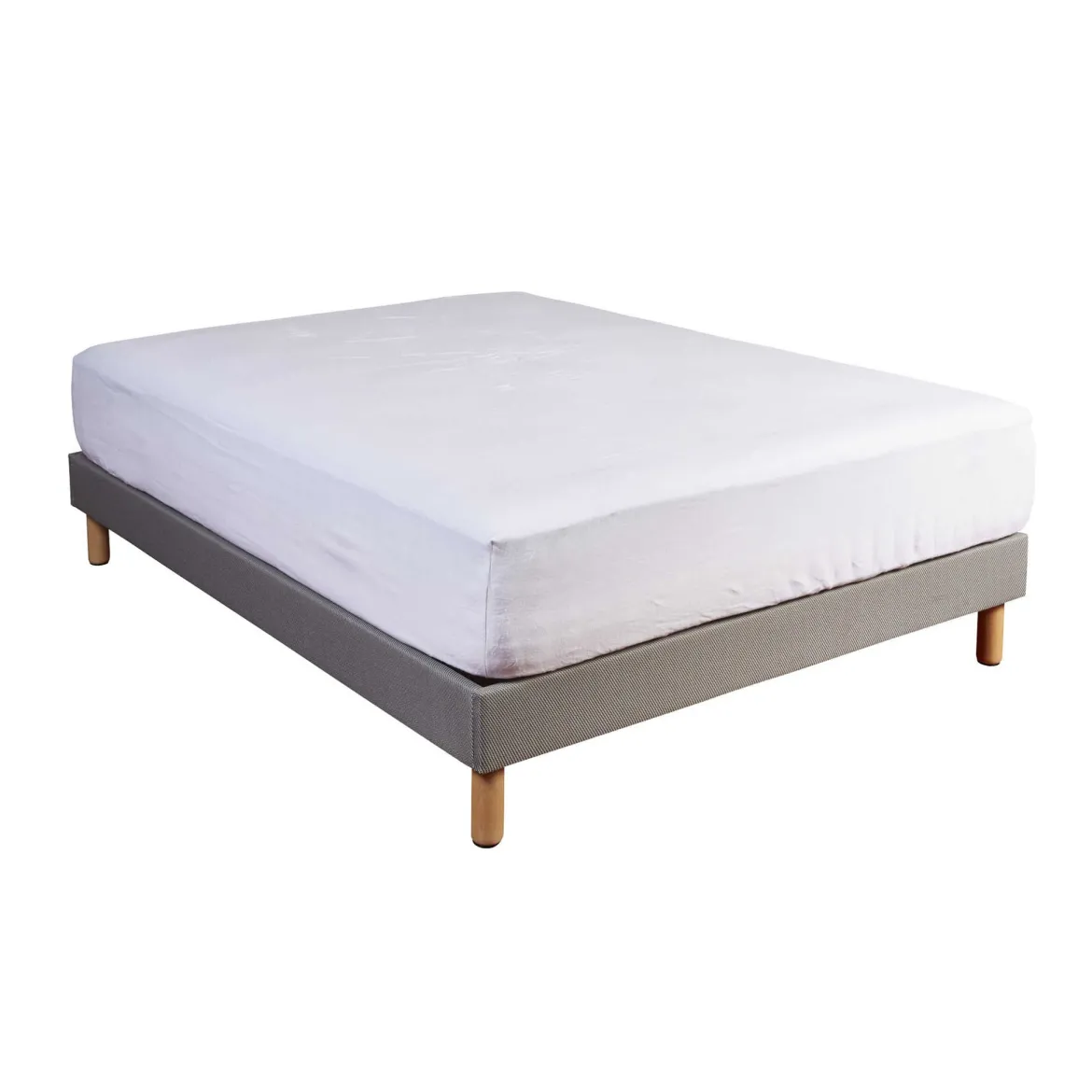 Protège matelas molleton 100% coton - bonnet 40 cm