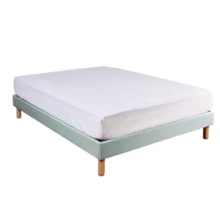 Protège matelas molleton 100% coton bio - bonnet 30 cm