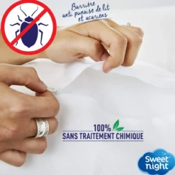 Protège oreiller anti-acariens et anti-punaises sans traitement
