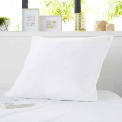 Protège oreiller anti-acariens imperméable molleton 100% coton