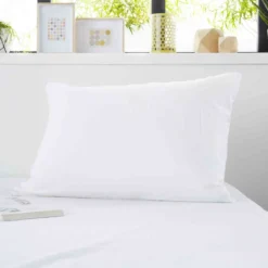 Protège oreiller anti-acariens imperméable molleton 100% coton