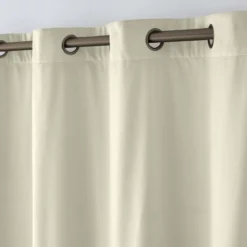 Rideau isolant thermique velours naturel 140x260 Polarchic
