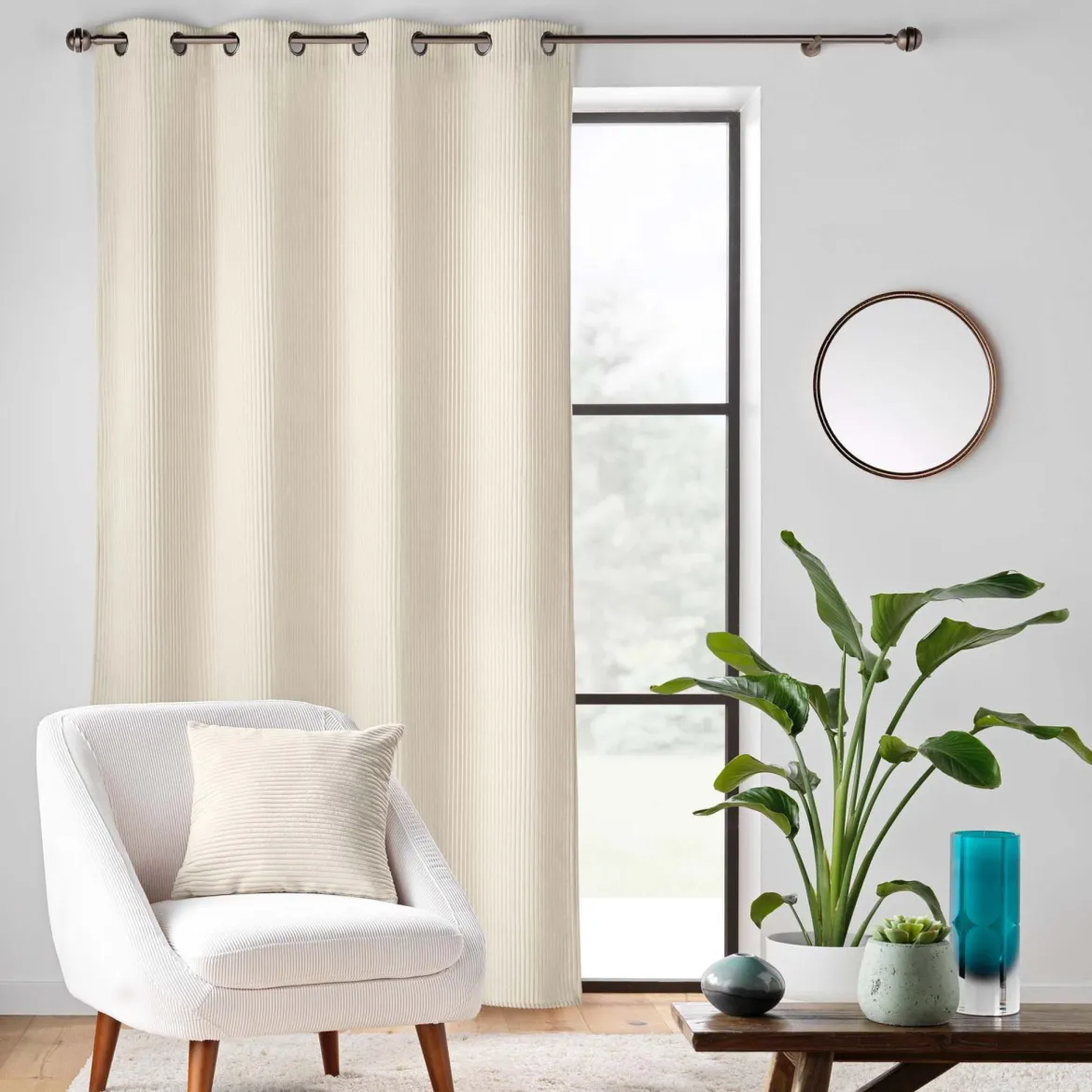Rideau obscurcissant flanelle 140x260 Nils