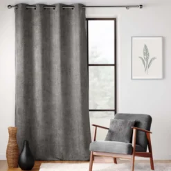 Rideau obscurcissant velours 140x260 Leo