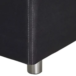 Sommier déco charbon tapissier 20cm non-feu hôtellerie DIRAC