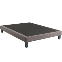 Sommier déco tapissier en tissu bouclette Nuage
