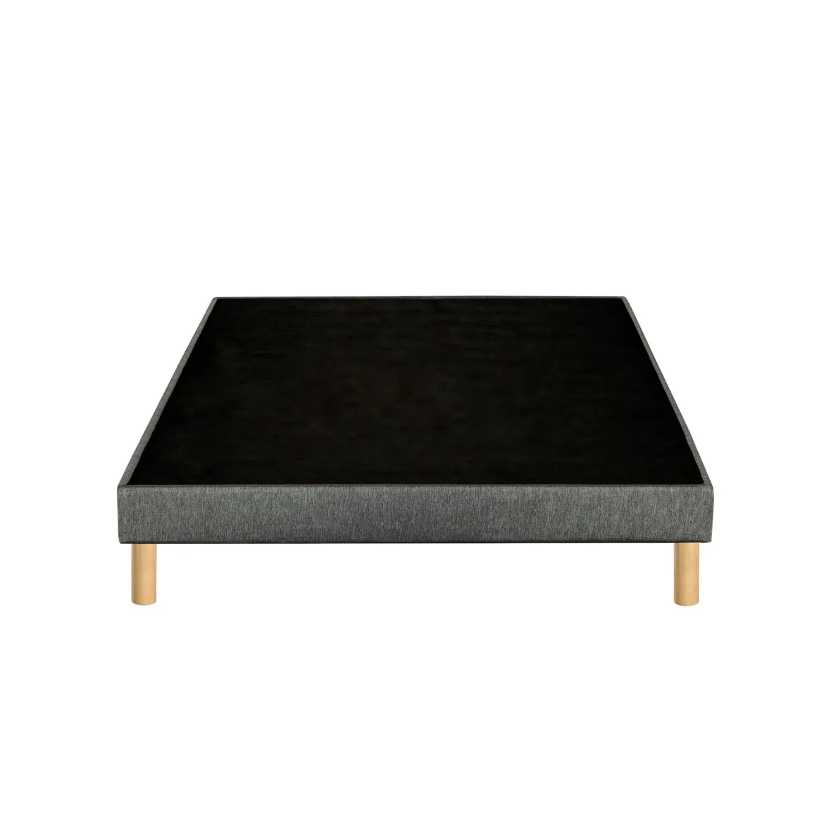 Sommier déco tapissier Unic gris - Merinos