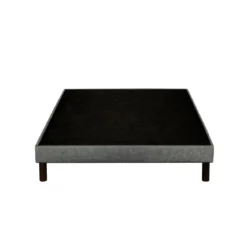 Sommier déco tapissier Unic gris - Epeda