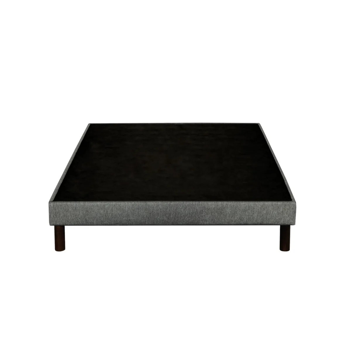 Sommier déco tapissier Unic gris - Epeda