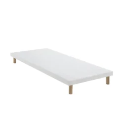 Sommier extra-plat tapissier blanc 7 cm Étoile - SOMEO
