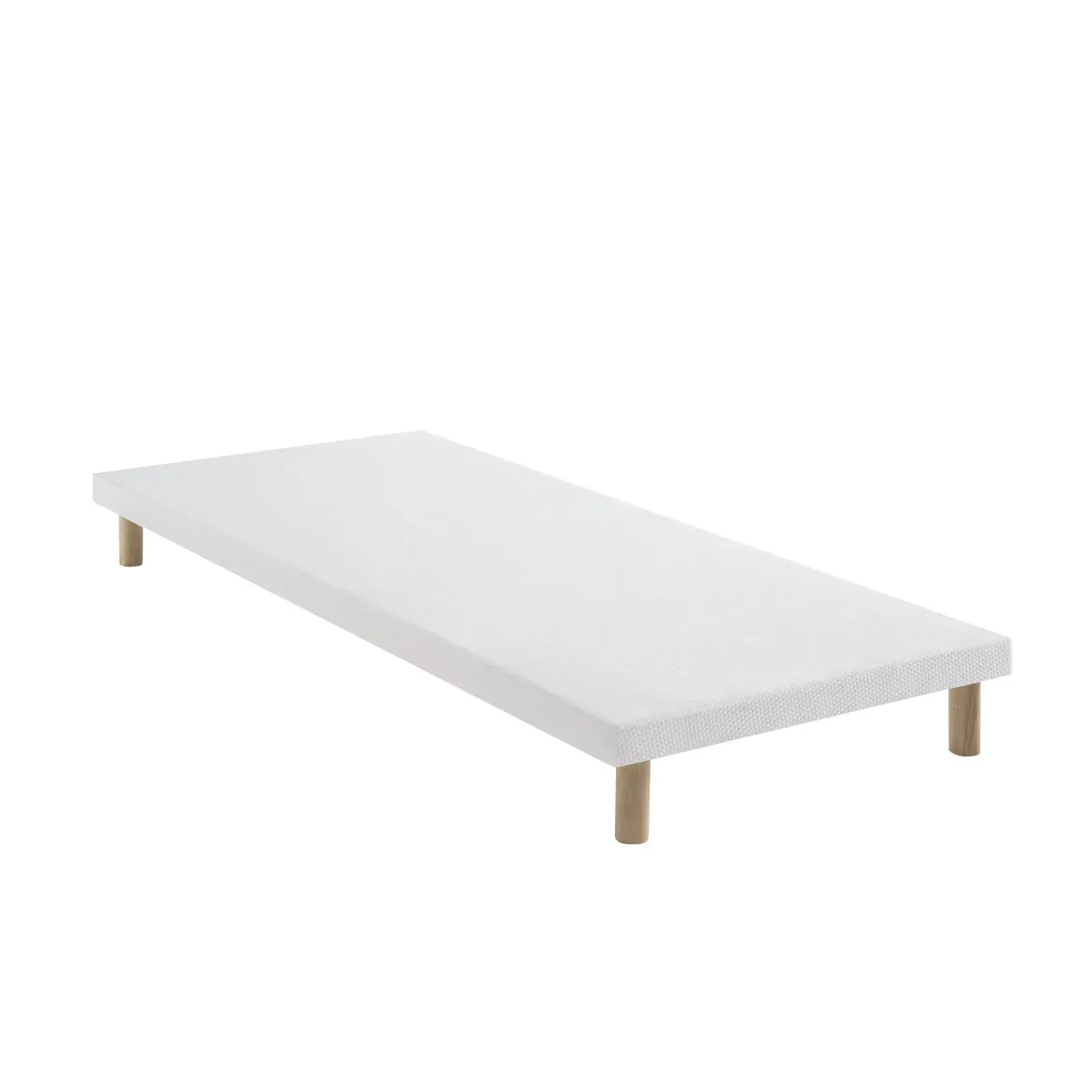 Sommier extra-plat tapissier blanc 7 cm Étoile - SOMEO
