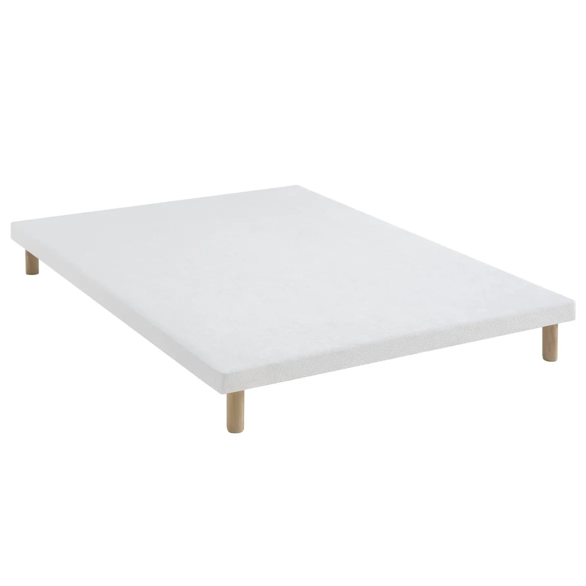 Sommier extra-plat tapissier blanc 7 cm Étoile - SOMEO