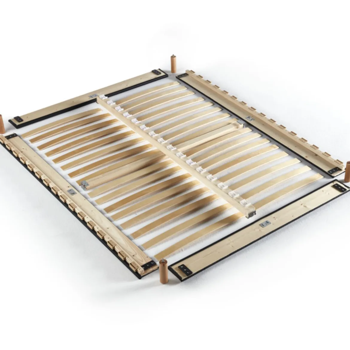 Sommier kit déco en bois massif - Merinos