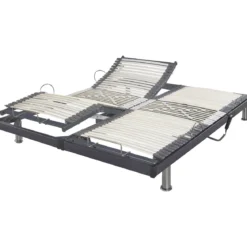Sommier électrique de relaxation gris extra plat