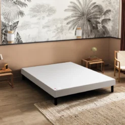Sommier tapissier déco avec pieds Escale Ferme