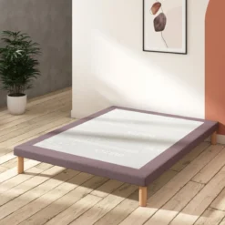 Sommier tapissier extra-plat en bois massif Tech - Bultex