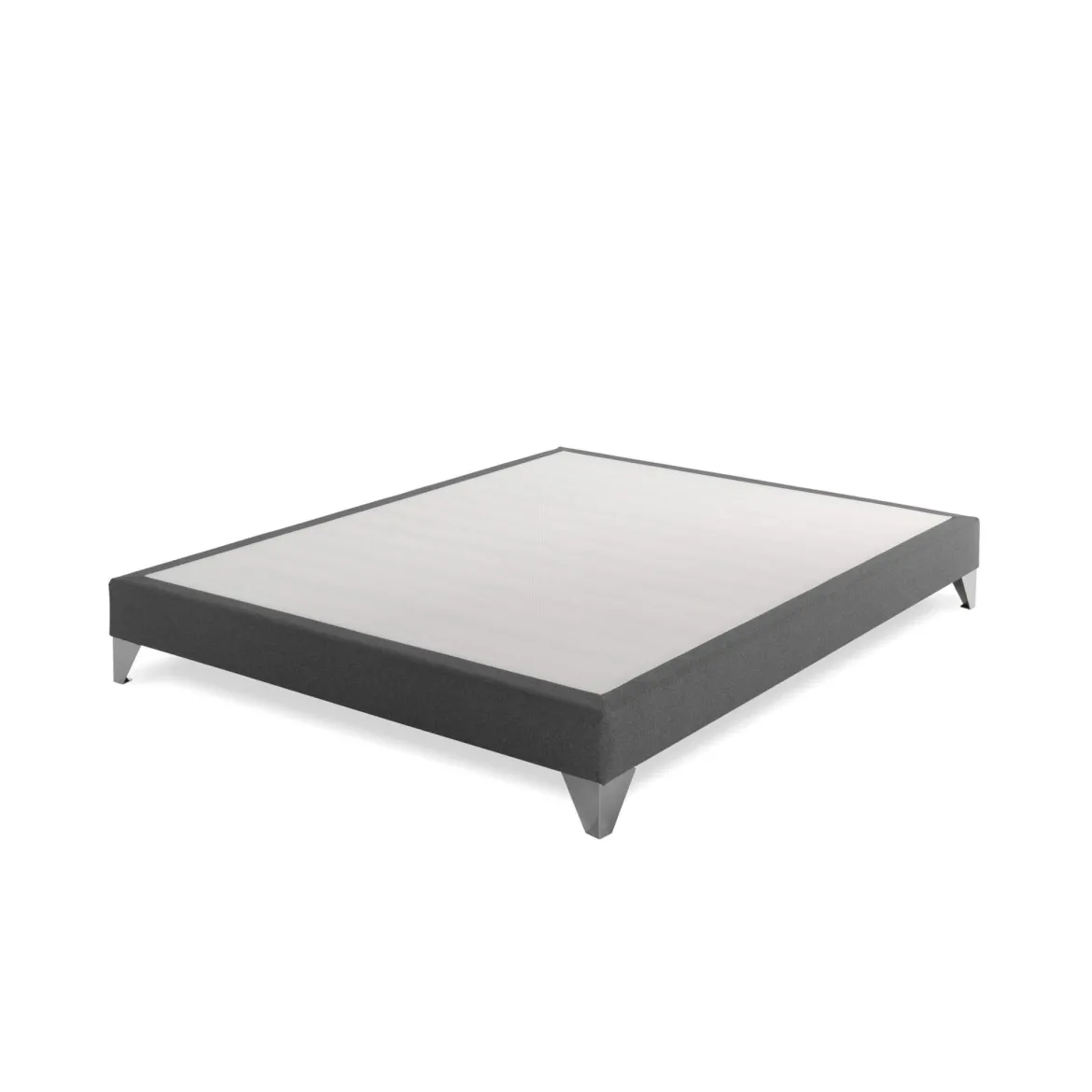 Sommier Tempur déco encastrable anthracite