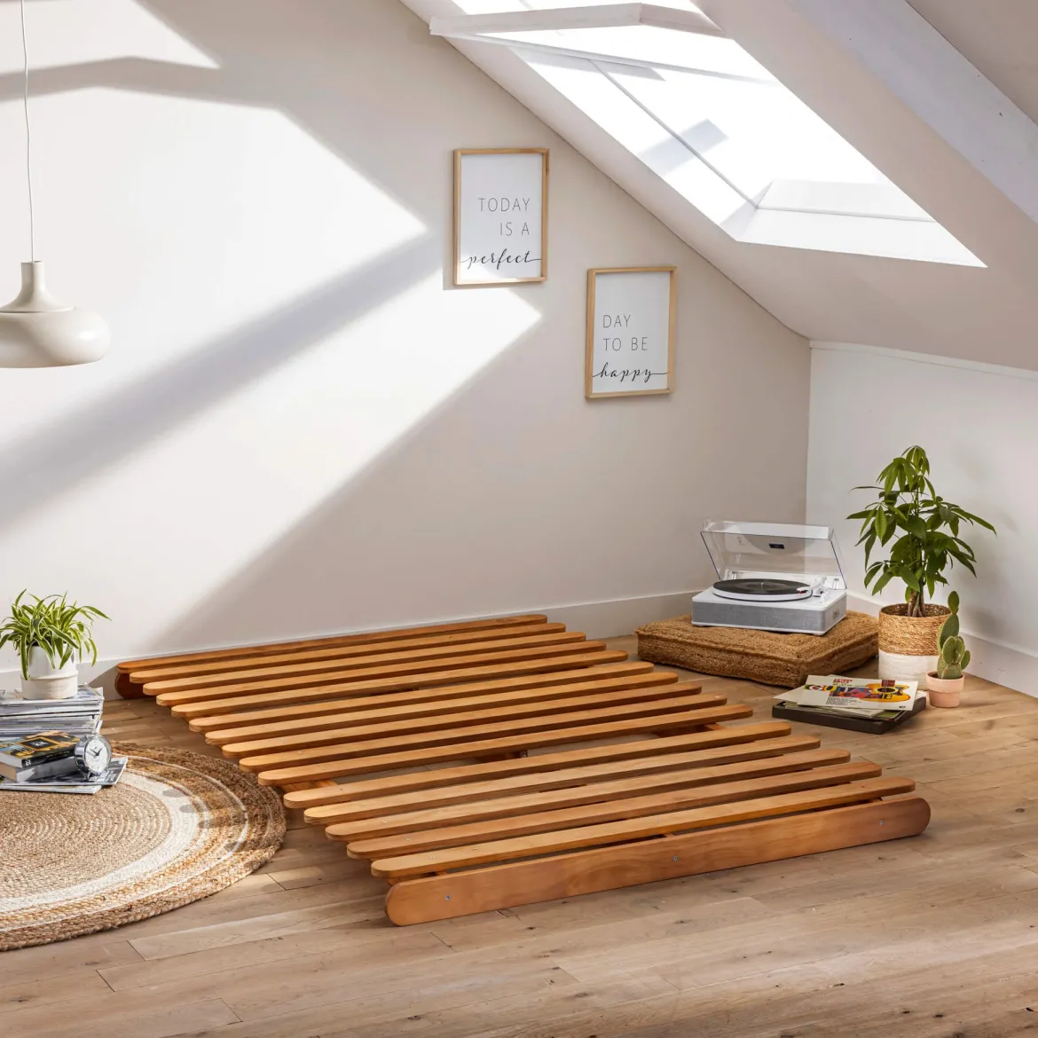 Structure futon en bois massif