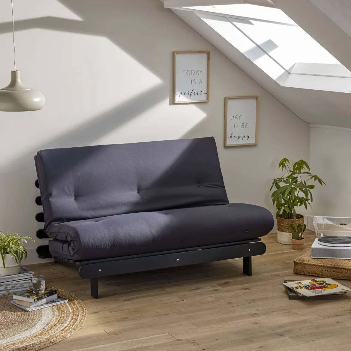 Structure futon en bois massif
