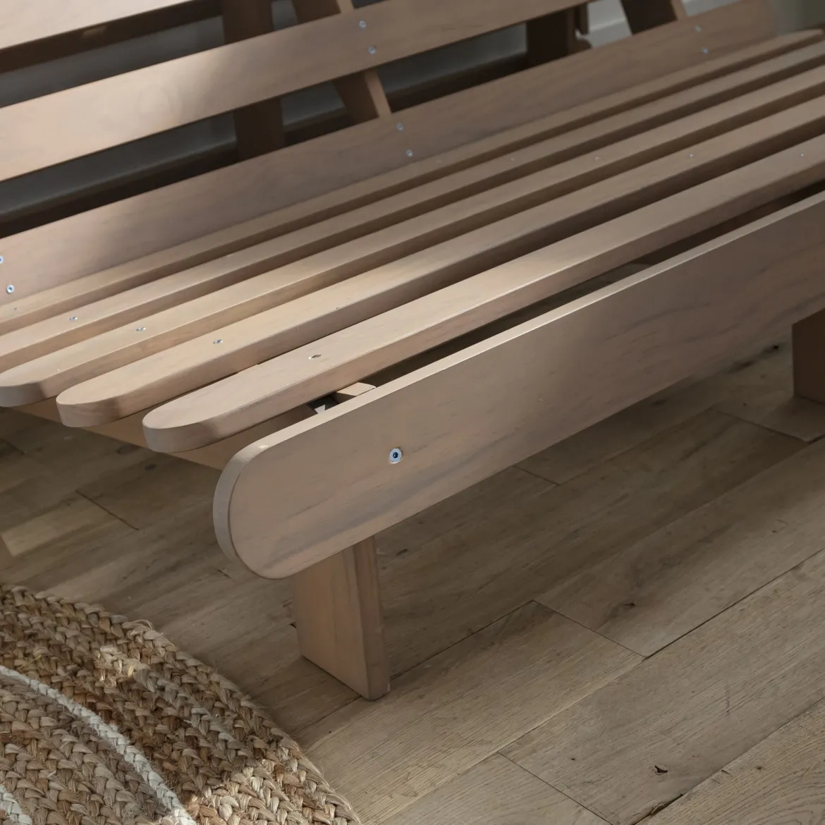 Structure futon en bois massif