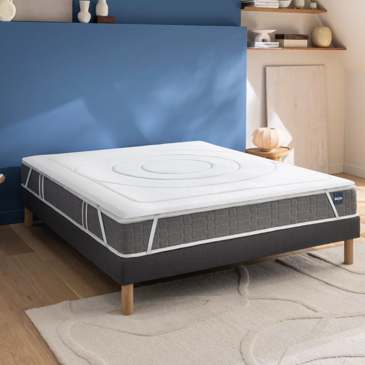 Surmatelas mémoire de forme moelleux Bultex Memosoft