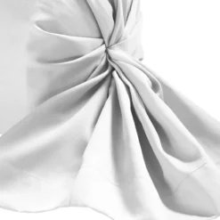 Taie de traversin blanche 100% coton biologique