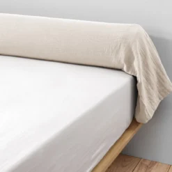 Taie de traversin double gaze de coton Terre de Nuit