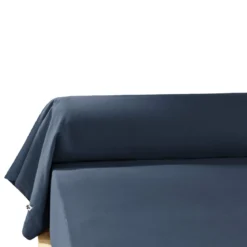 Taie de traversin flanelle marine