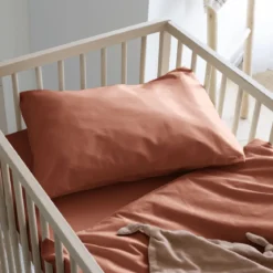 Taie d'oreiller bébé coton lavé 40x60 - SOMEO