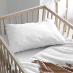 Taie d'oreiller bébé coton lavé 40x60 - SOMEO