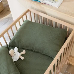 Taie d'oreiller bébé 40x60 gaze de coton NOA