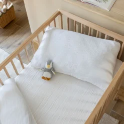 Taie d'oreiller bébé 40x60 gaze de coton NOA