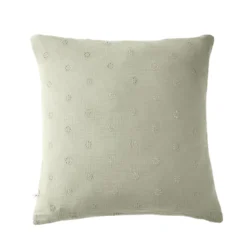 Taie d'oreiller brodée double gaze de coton