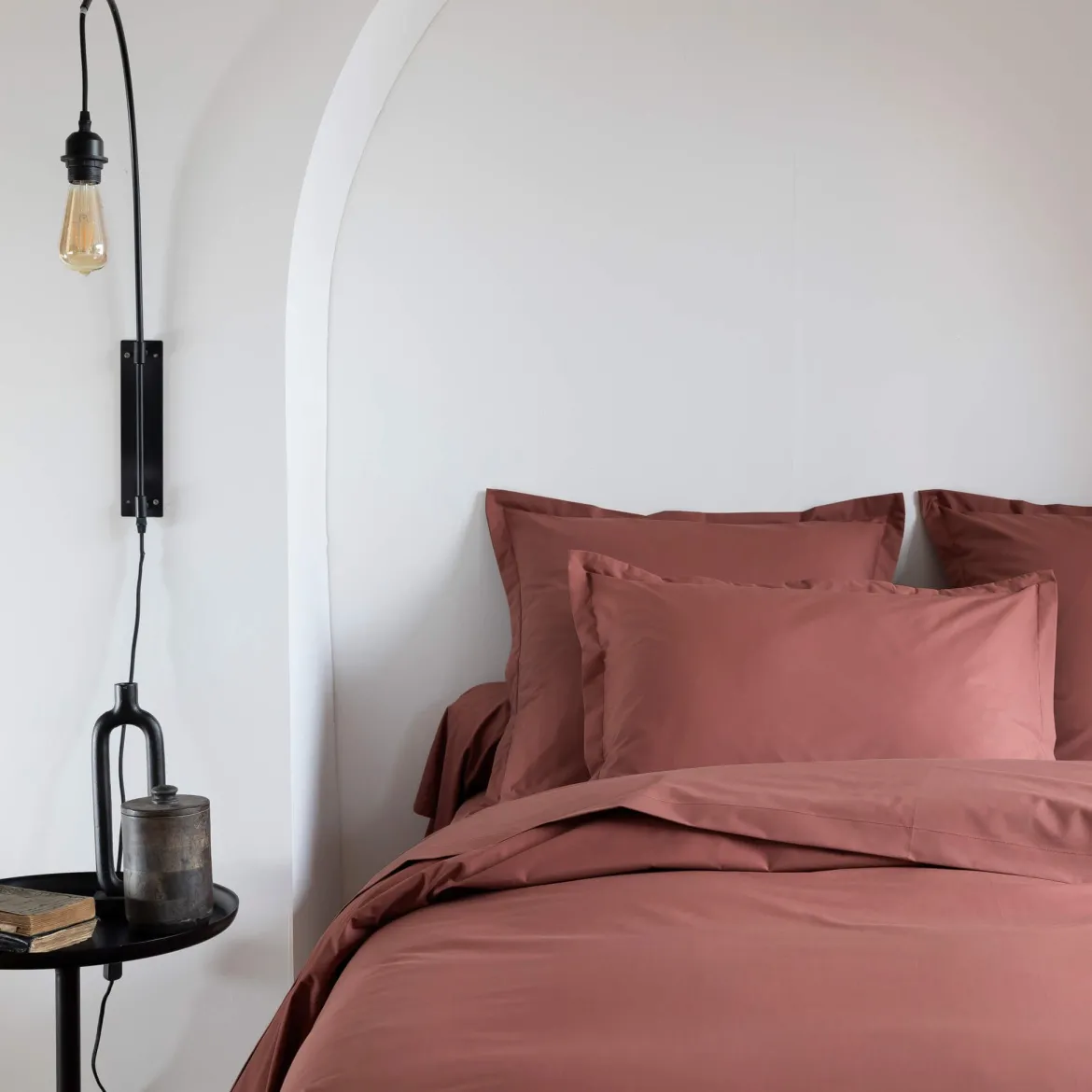 Taie d'oreiller coton percale - SOMEO