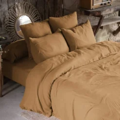 Taie d'oreiller double gaze de coton