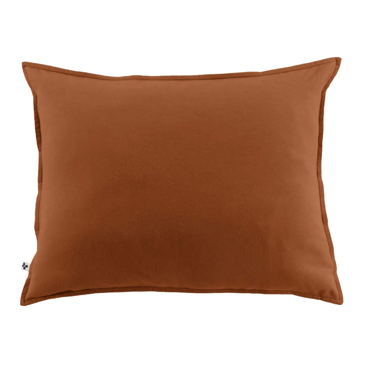 Taie d'oreiller flanelle orange