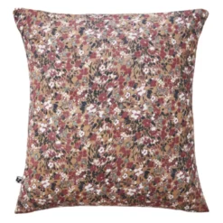 Taie d'oreiller gaze de coton imprimé floral