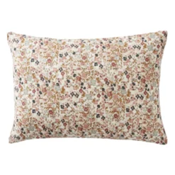 Taie d'oreiller gaze de coton imprimé floral