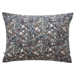 Taie d'oreiller gaze de coton imprimé floral