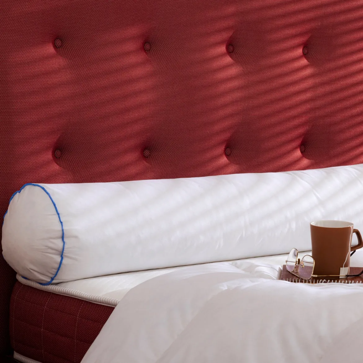Traversin duvet de canard anti-allergènes moelleux Someo