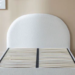 Tête de lit bouclette blanc Terre de Nuit